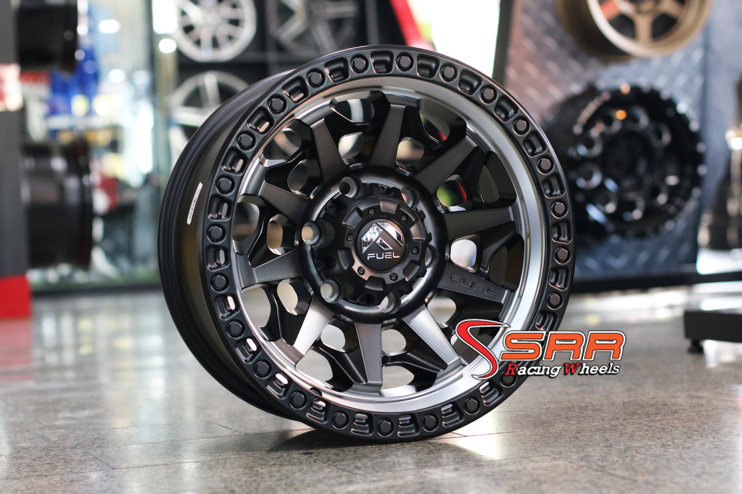 ล้อแม็กซ์แท้ FUEL COVERT ขอบ16 กว้าง8 PCD6X139.7 offset+1