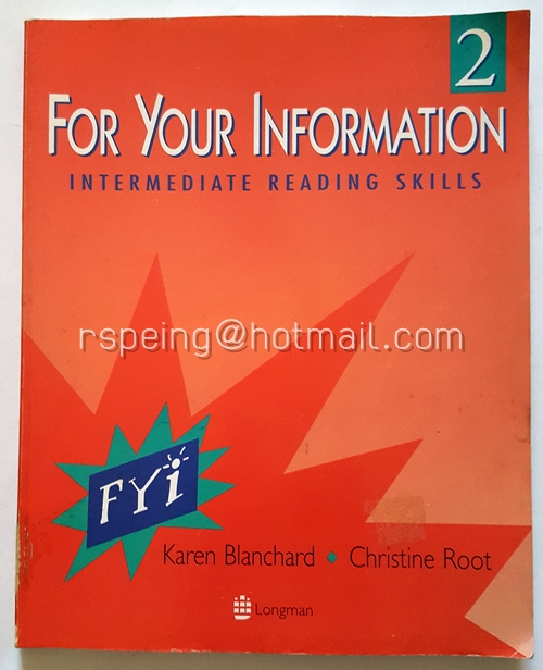 For Your Information 2 : Intermediate Reading Skills