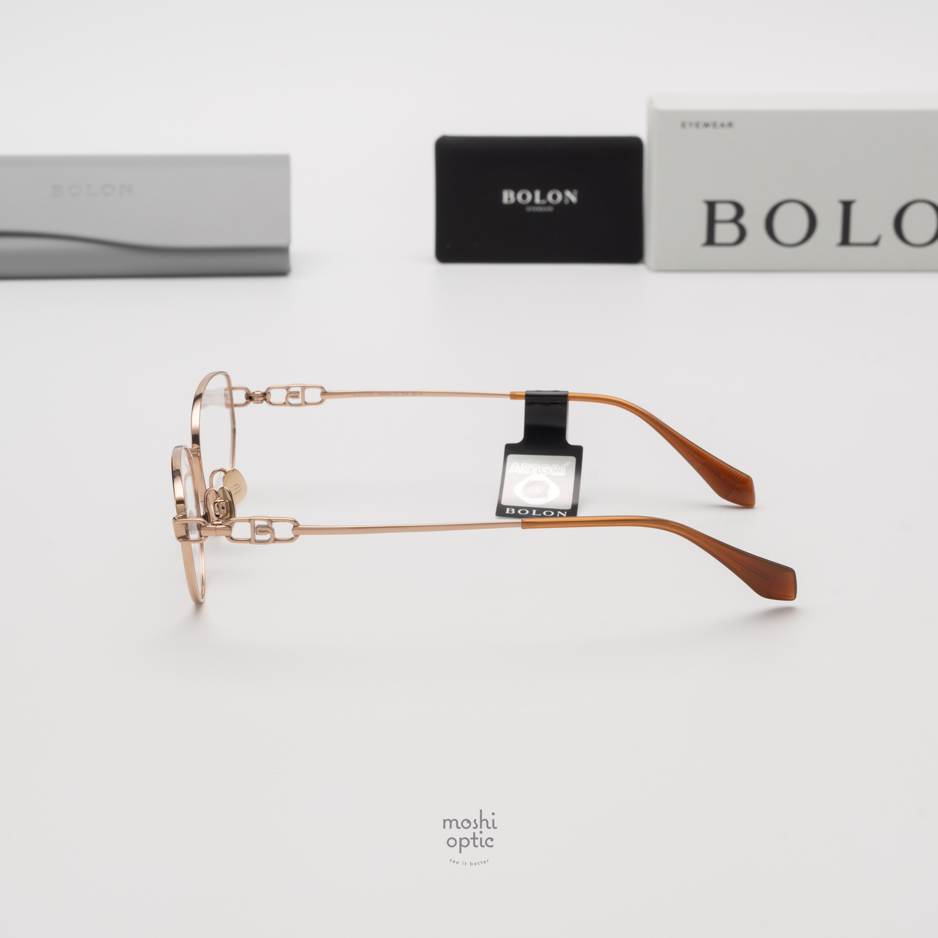 แว่นสายตา BOLON รุ่น STOCKHOLM BA7050 B30 Rose gold