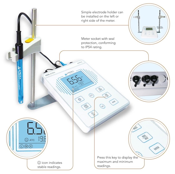 PH700 Benchtop pH Meter Kit