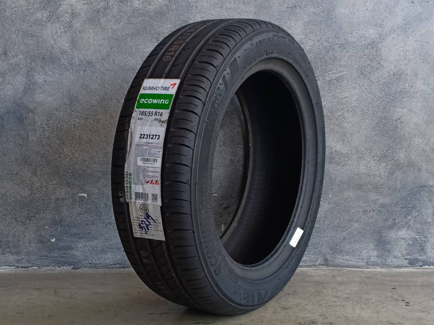 KUMHO 185/55R16 ECOWING KH27 83V MADE IN VIETNAM