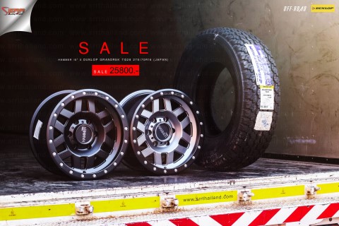 PROMOTION HAMMER OFF ROAD ขอบ16 ทถกลาย จับคู่ยาง BF ชุด 39800 บาท