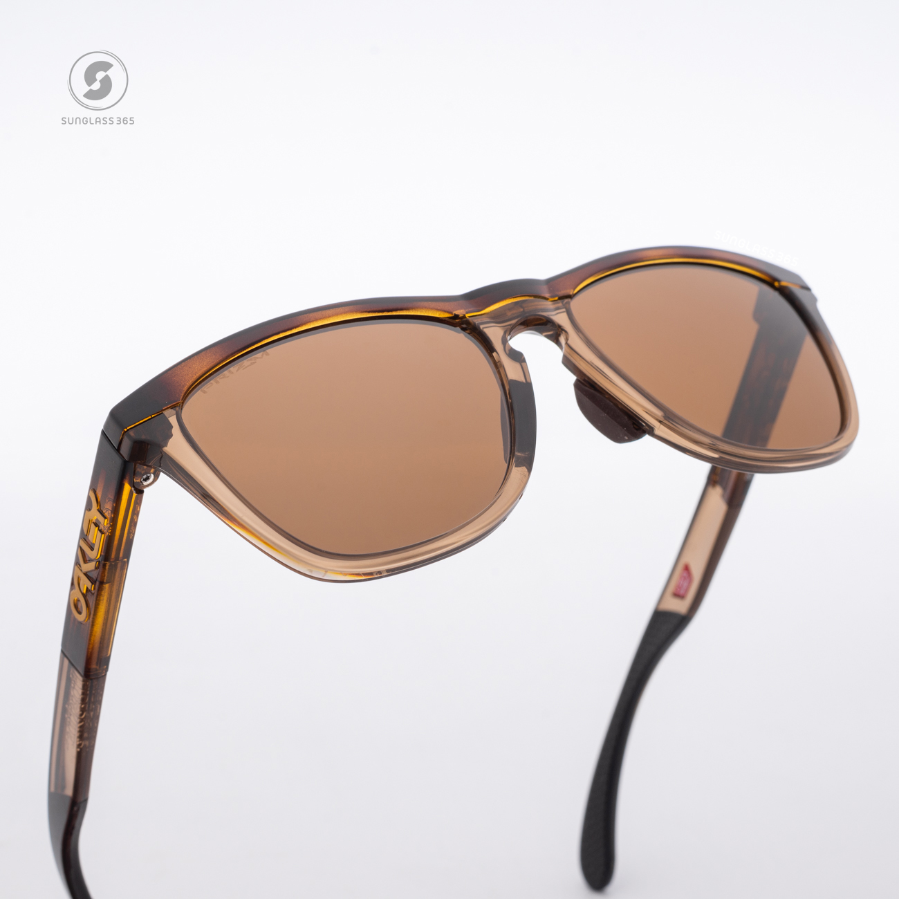 Oakley Frogskins Range A OO9284A-07 Brown Tortoise Smoke Prizm Tungsten