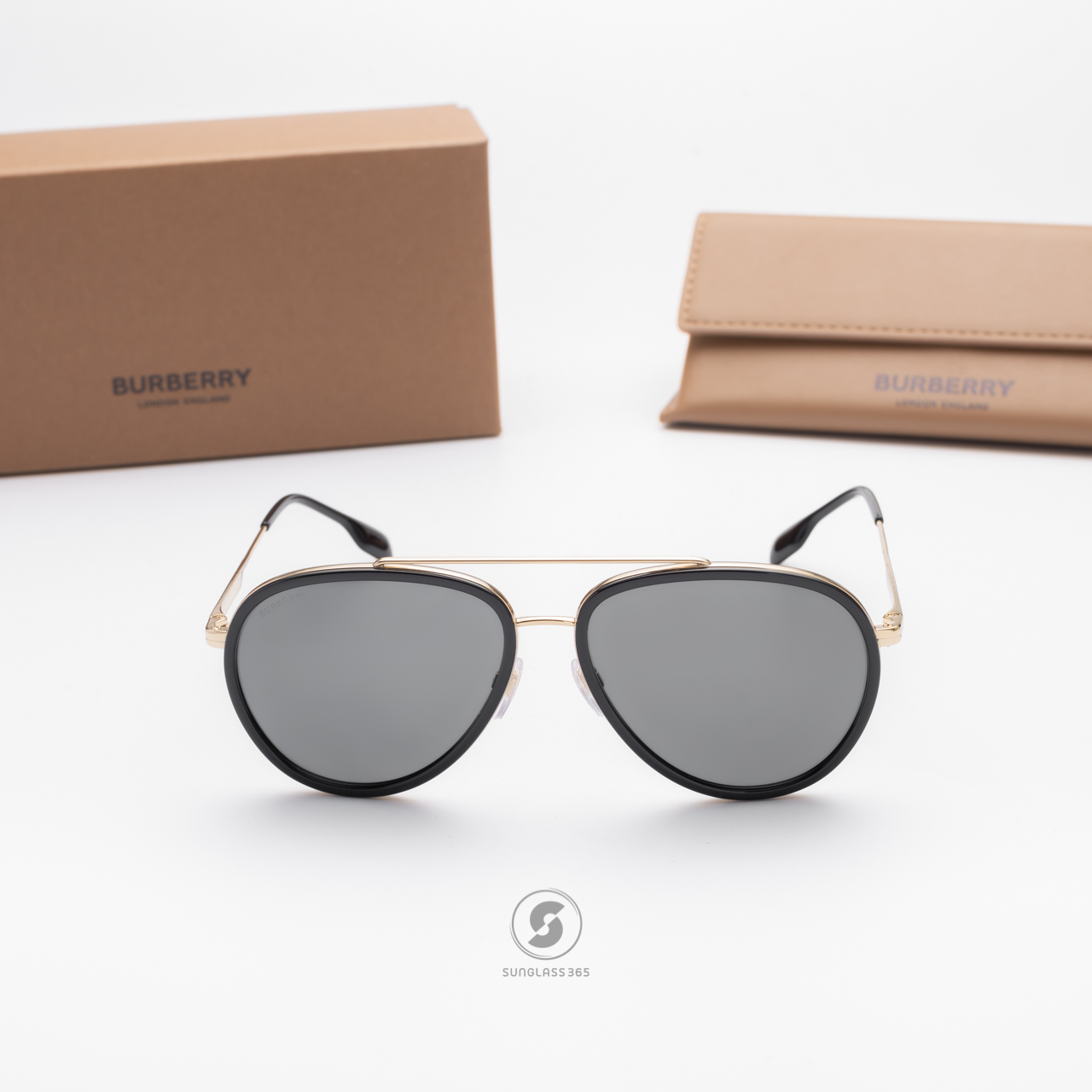 BURBERRY OLIVER BE3125 1001781 Black Dark Grey