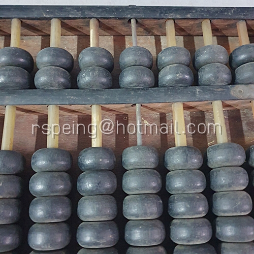 ลูกคิดไม้จีนโบราณ ขนาด 19 แถว