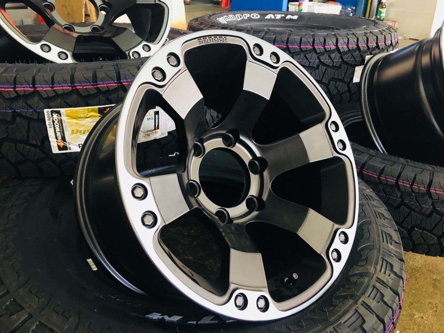 ล้อ PARODI ROAR ขอบย16 ยาง HANKOOK