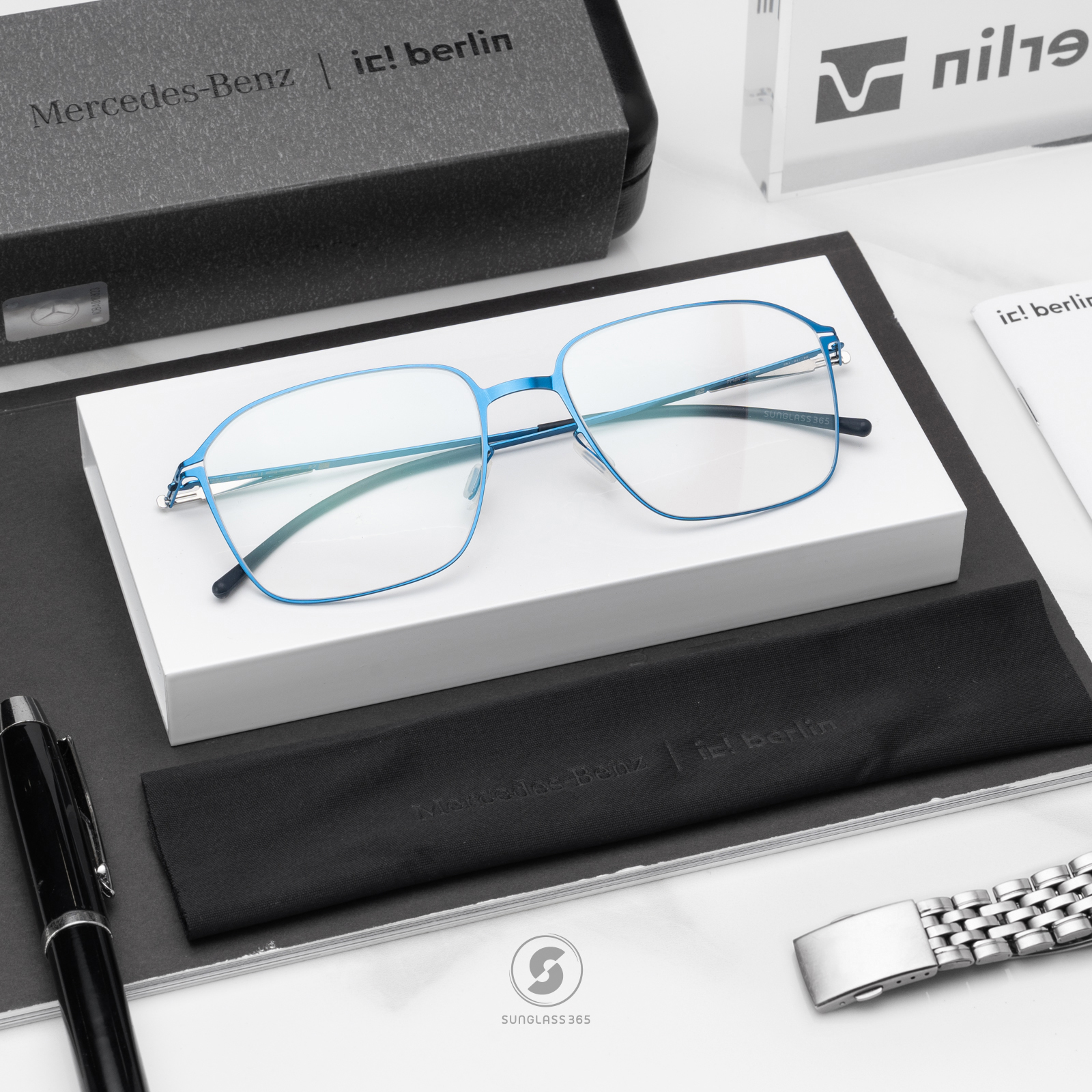 กรอบแว่น IC BERLIN MB17 Electric Power Blue