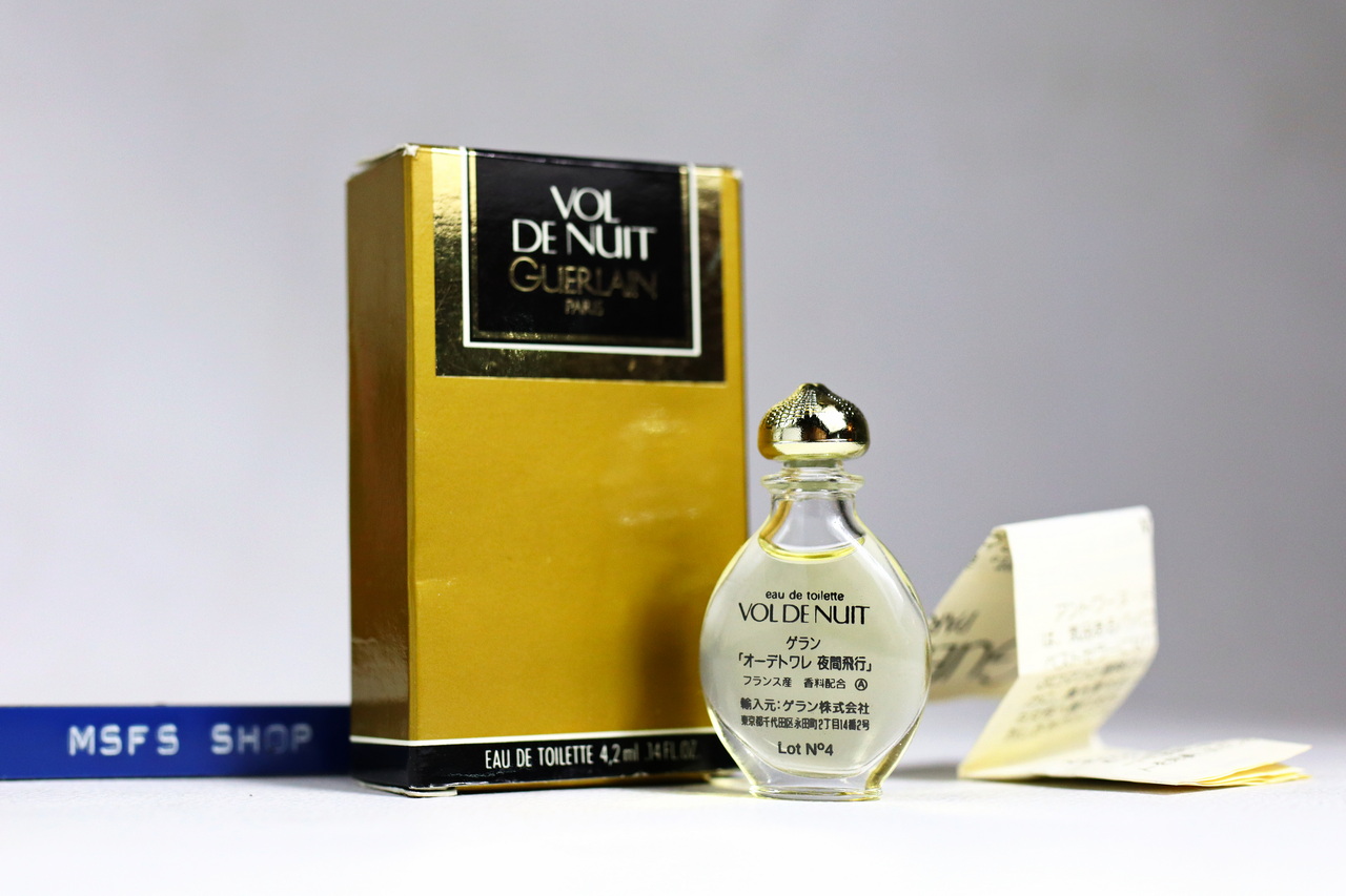 [Vintage] 🌟 Guerlain Vol de Nuit EDT 4.2ml Splash ขวดจิ๋ว แบบแต้ม - น้ำหอม Vintage