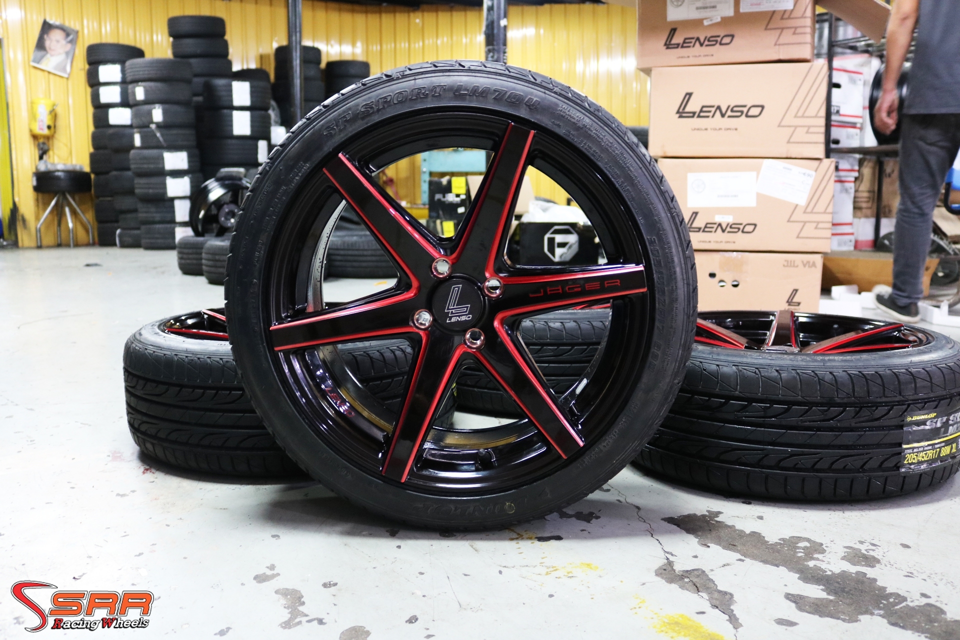 ล้อ LENSO JAGER-CRAFT ขอบ17 กว้าง7.5 4x100 offset+35