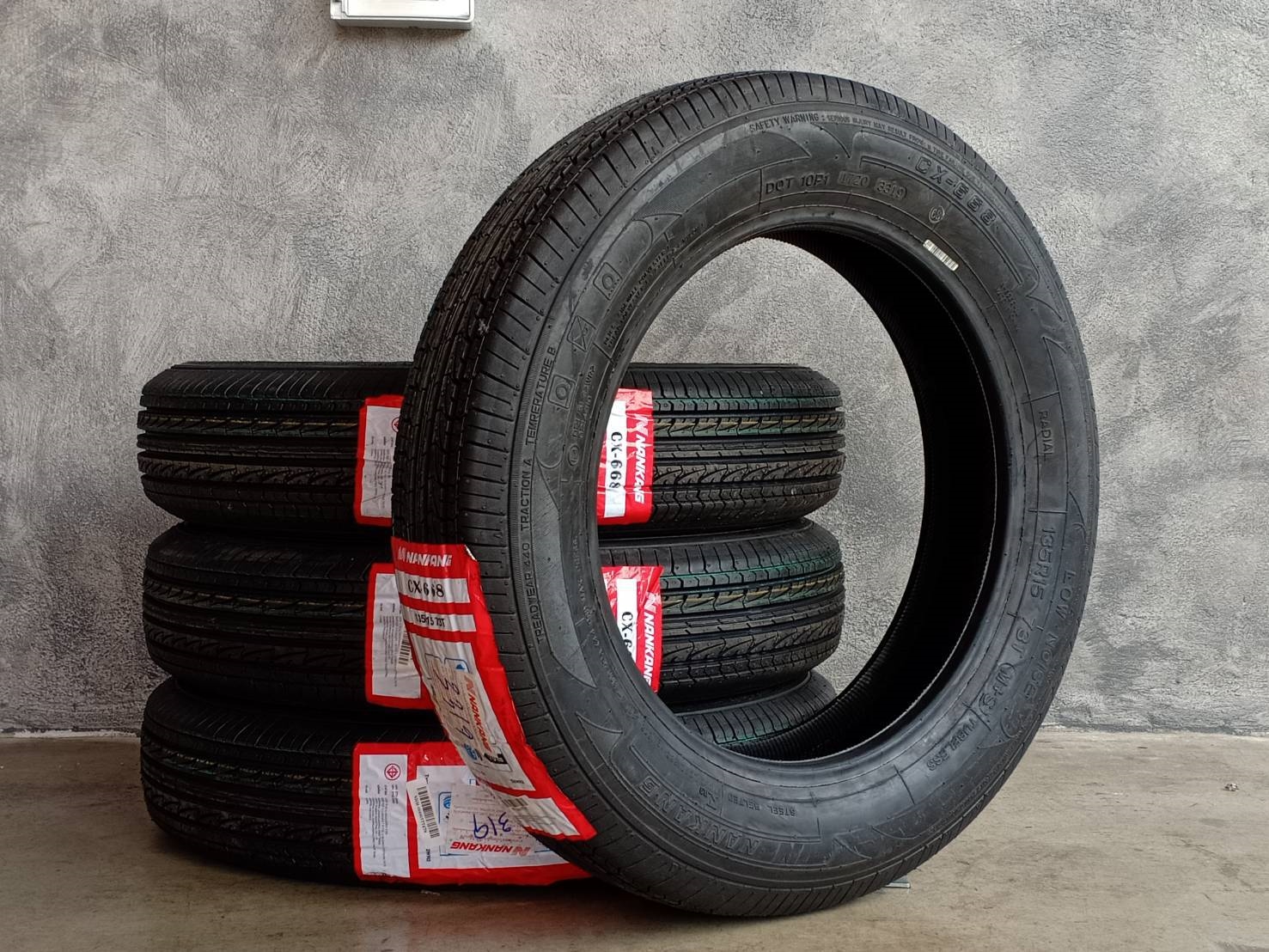 ยางมาใหม่ NANKANG CX668 135R15 ปี19