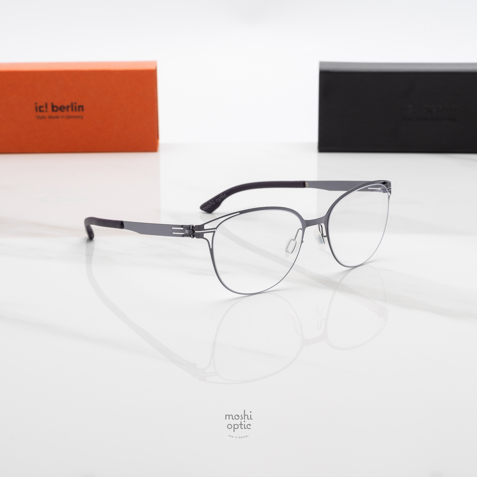 กรอบแว่น IC BERLIN Kiki Aubergine