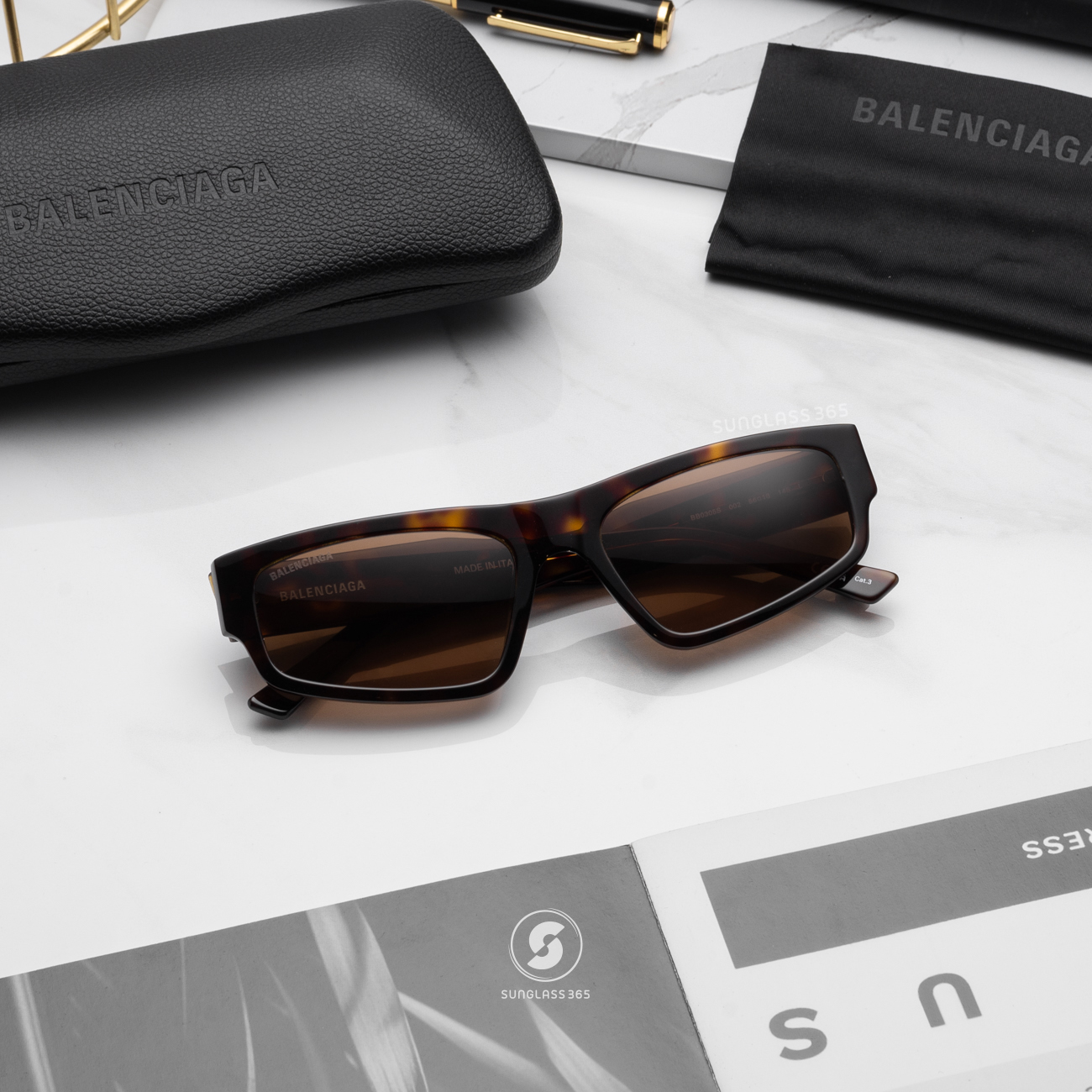 แว่นกันแดด Balenciaga BB0305S 002