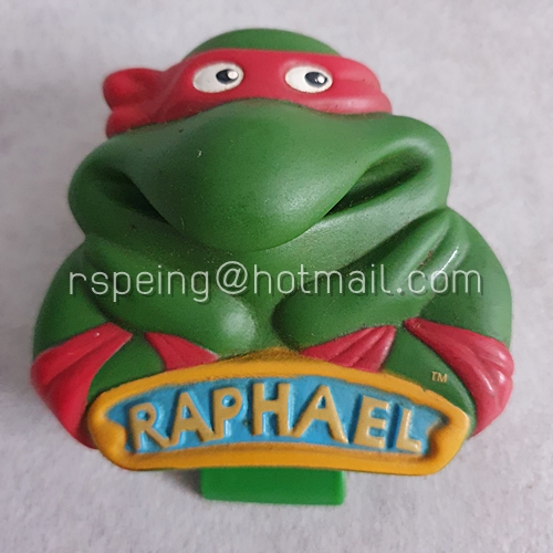 ของแถม Burger King ปี 1989 Teenage Mutant Ninja Turtles (นินจาเต่า) Rad Badges ครบชุด 6 ตัว