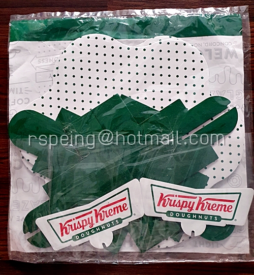 ชั้นวางโดนัท Paper Tower ของแถมในชุดเซ็ทปาร์ตี้ของ Krispy Kreame