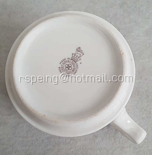 ชุดแก้วชากาแฟ และจานรองแก้ว Royal Doulton สายการบิน Northwest Airlines ชุดที่ 1