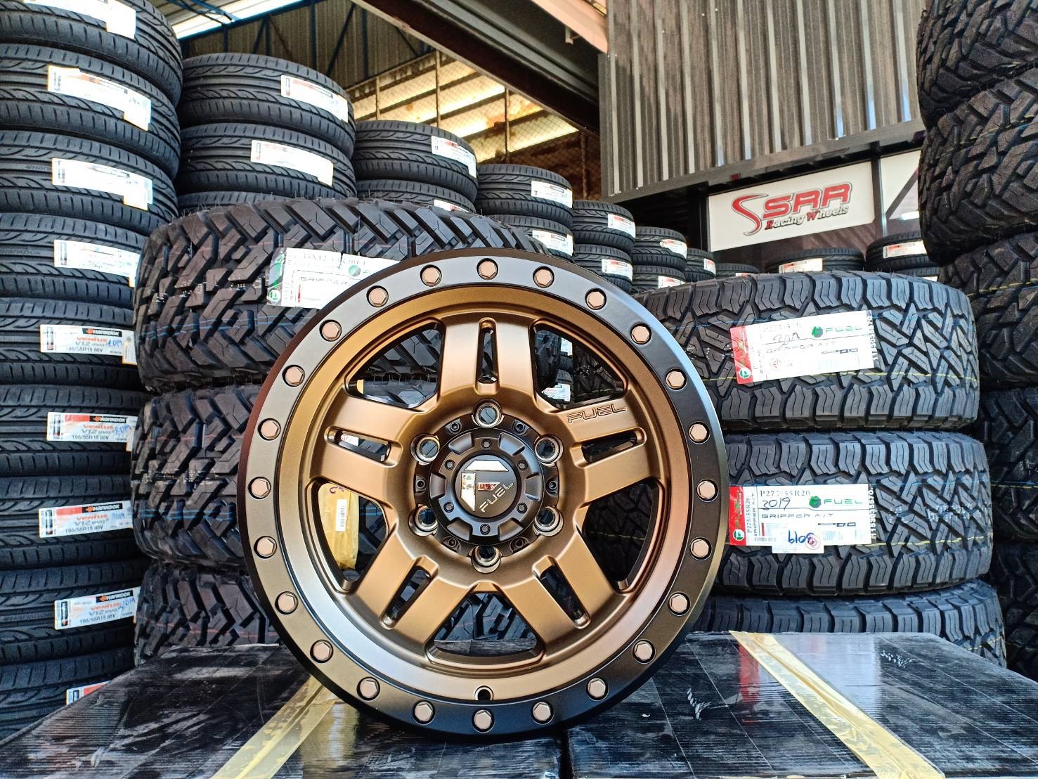 FUEL ANZA ล้อแม็กซ์แท้ By U.S.A PCD6x139.7 ET+1 16x8