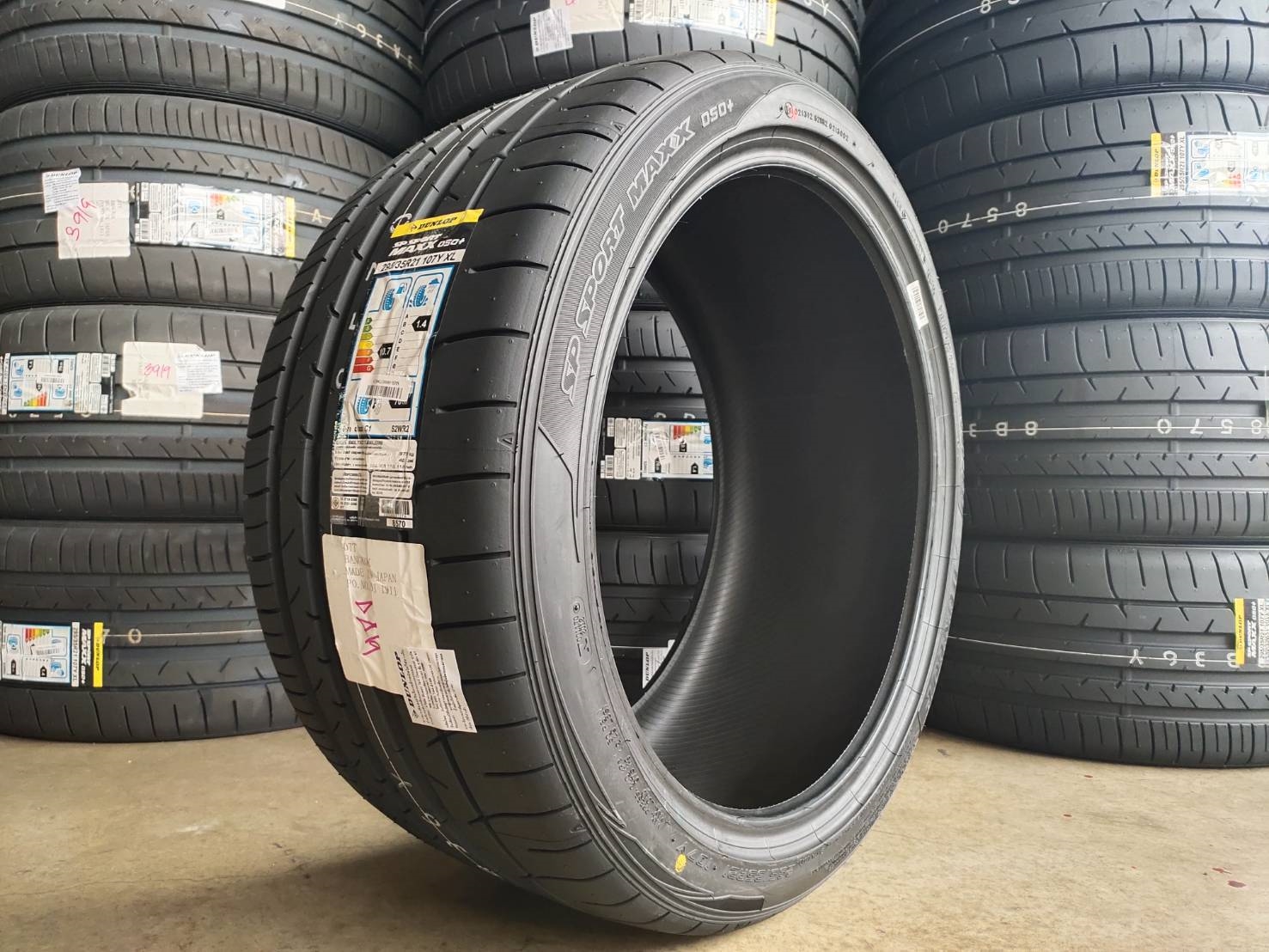 ยางใหม่ DUNLOP SP SPORT MAXX050 PLUS 295/35-21 ปี19