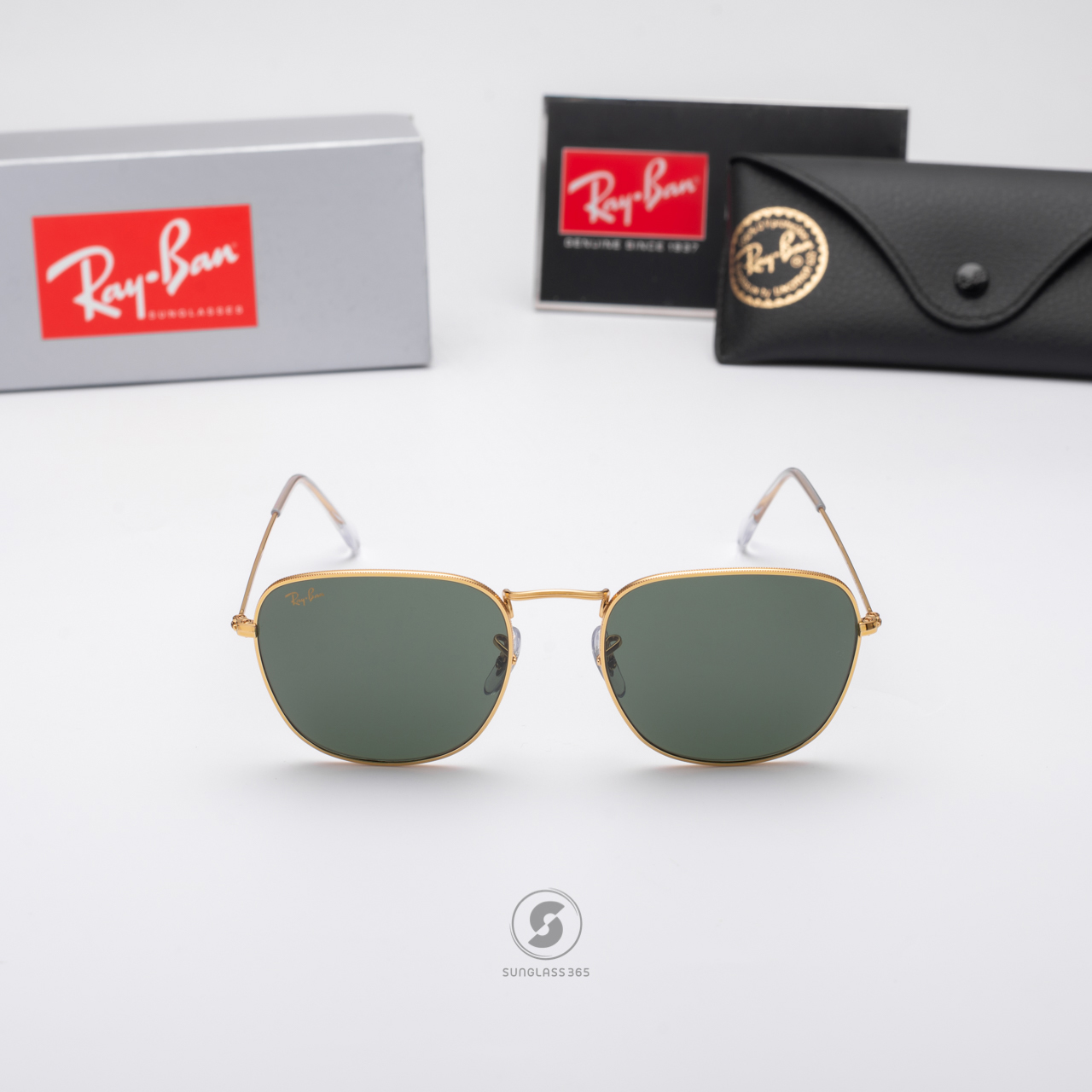 RayBan Frank RB3857 919631 G-15 Legend Gold