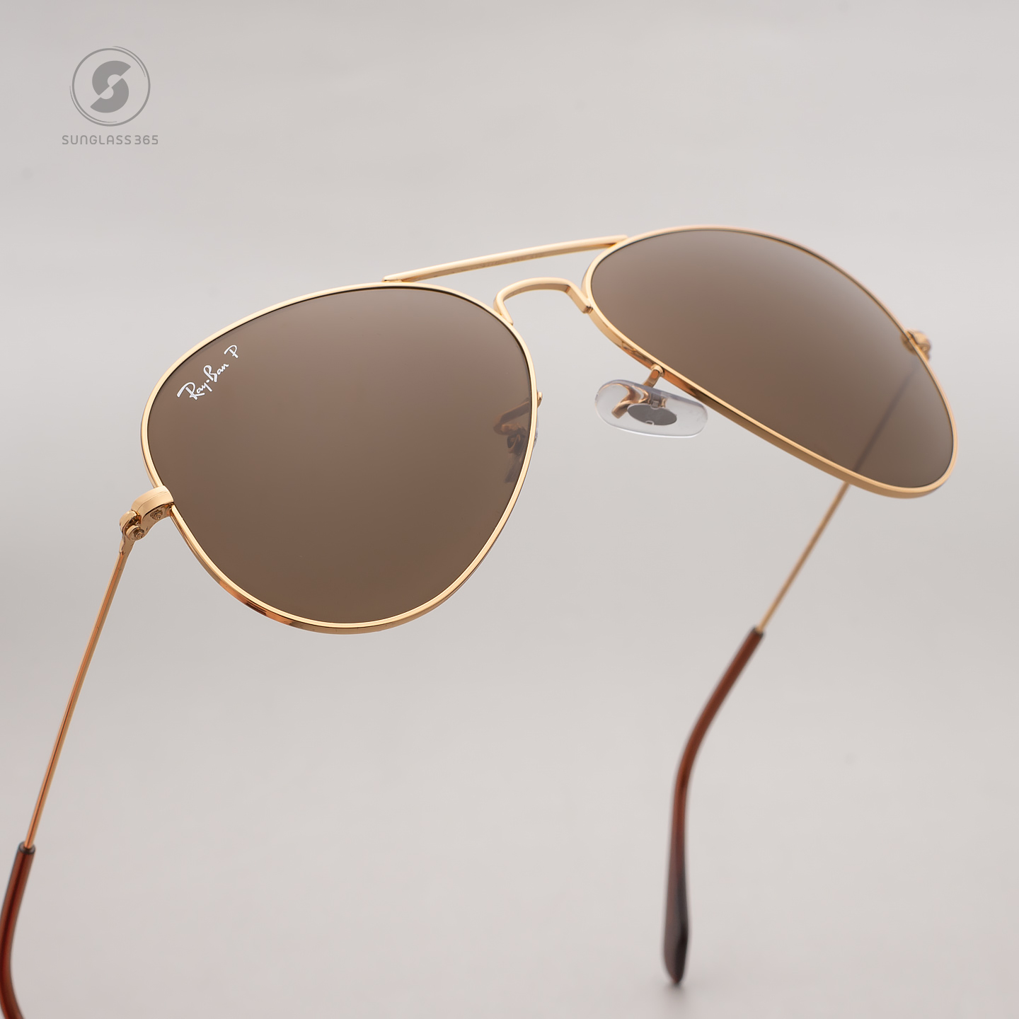 Ray Ban AVIATOR RB3025 001/57 Brown Polarized