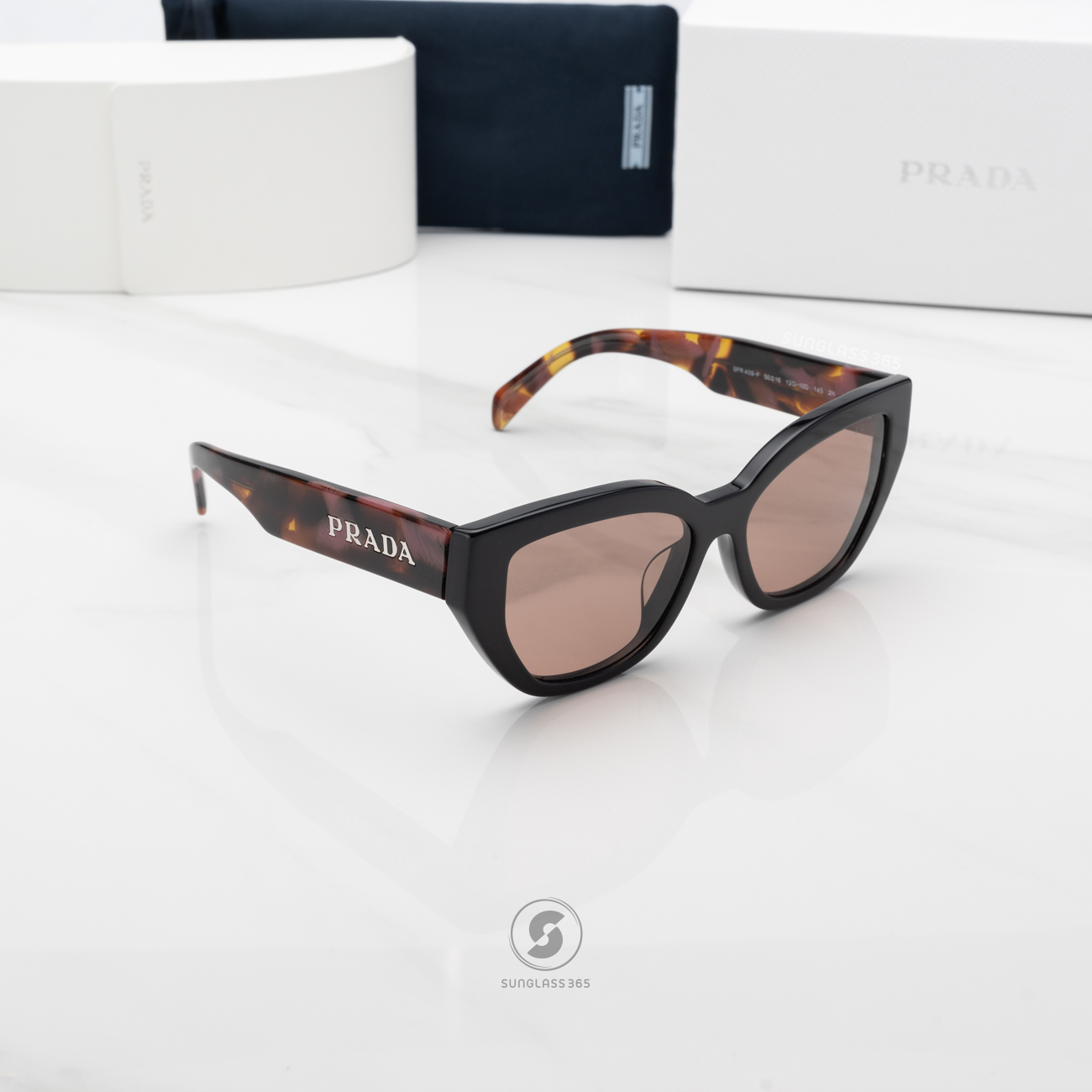 PRADA PRA09SF 12O10D Mahogany