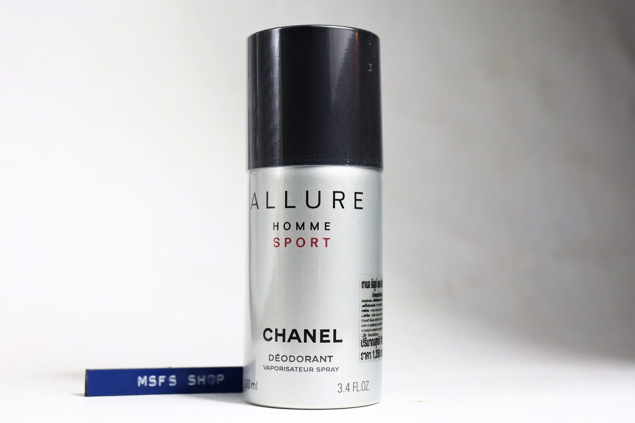 CHANEL Allure Homme Sport Deodorant Spray 100ml ป้ายไทย ใหม่ในซีล