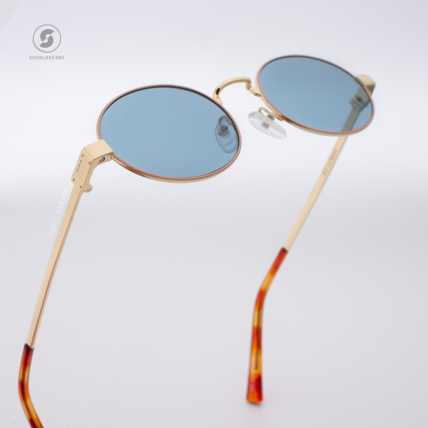 แว่นกันแดด Le Specs LSP2452417 POSEIDON DEUX Gold - Teal Tint