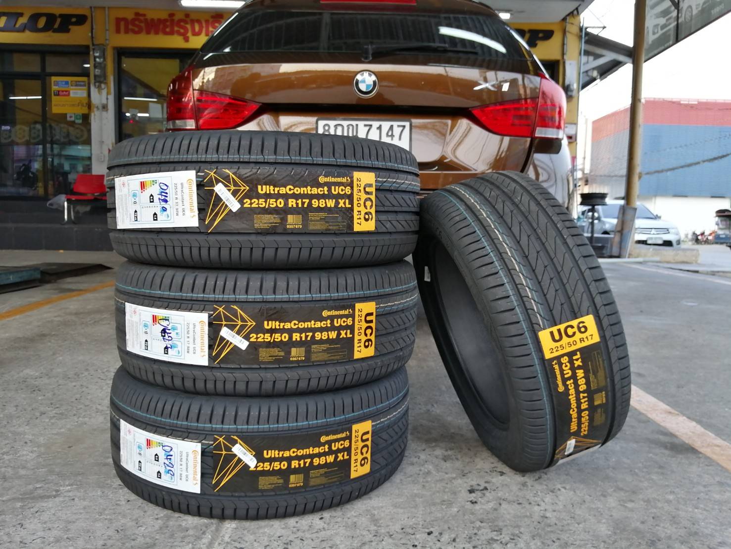 CONTINENTAL ULTRACONTACT UC6 225/50R17 ปี20