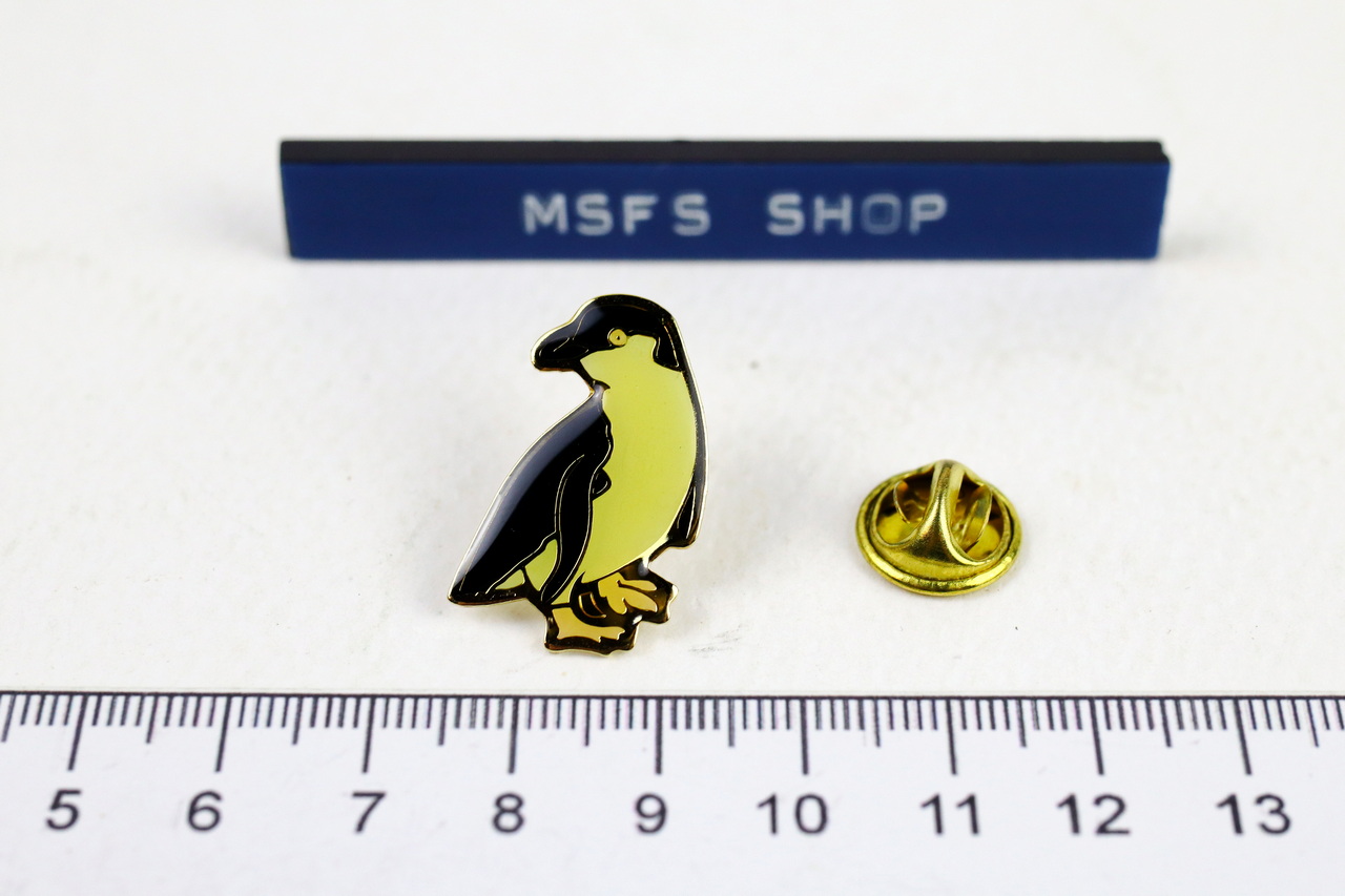[มือสอง] เข็มกลัด Vintage Enamel Pin ลาย นกแพนกวิ้น - โกดังญี่ปุ่น