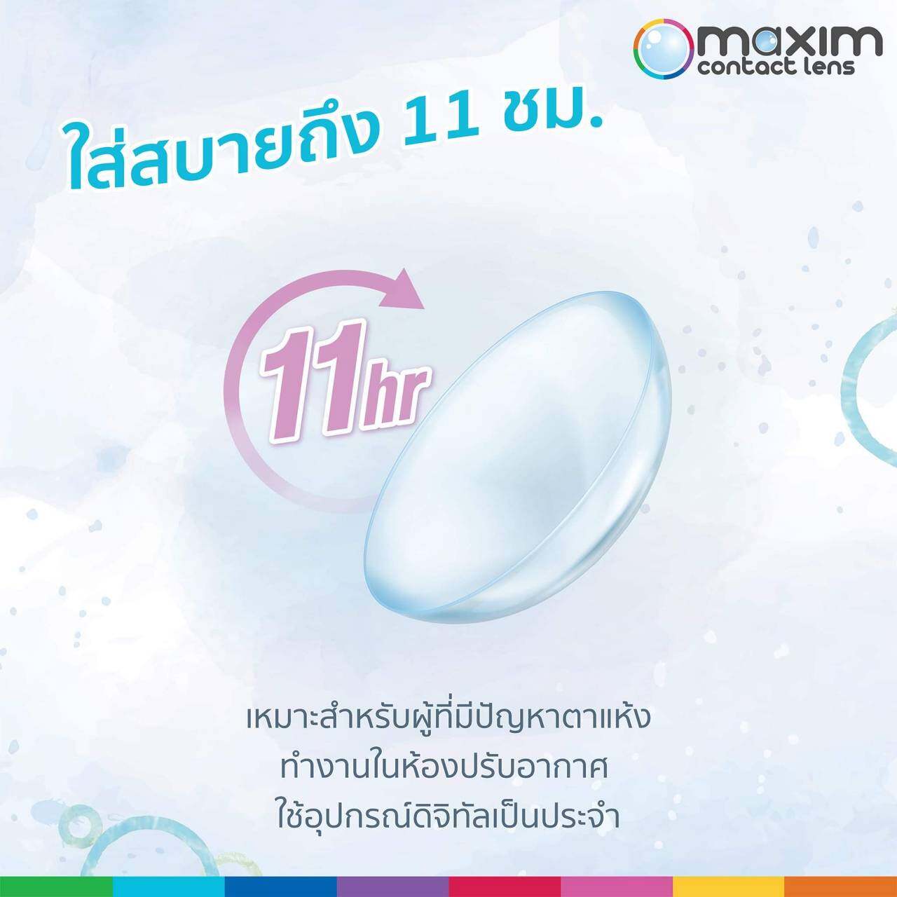 คอนแทคเลนส์รายวัน Cooper Vision Biomedics 1 Day Plus คอนแทคเลนส์ใส (Made in USA)
