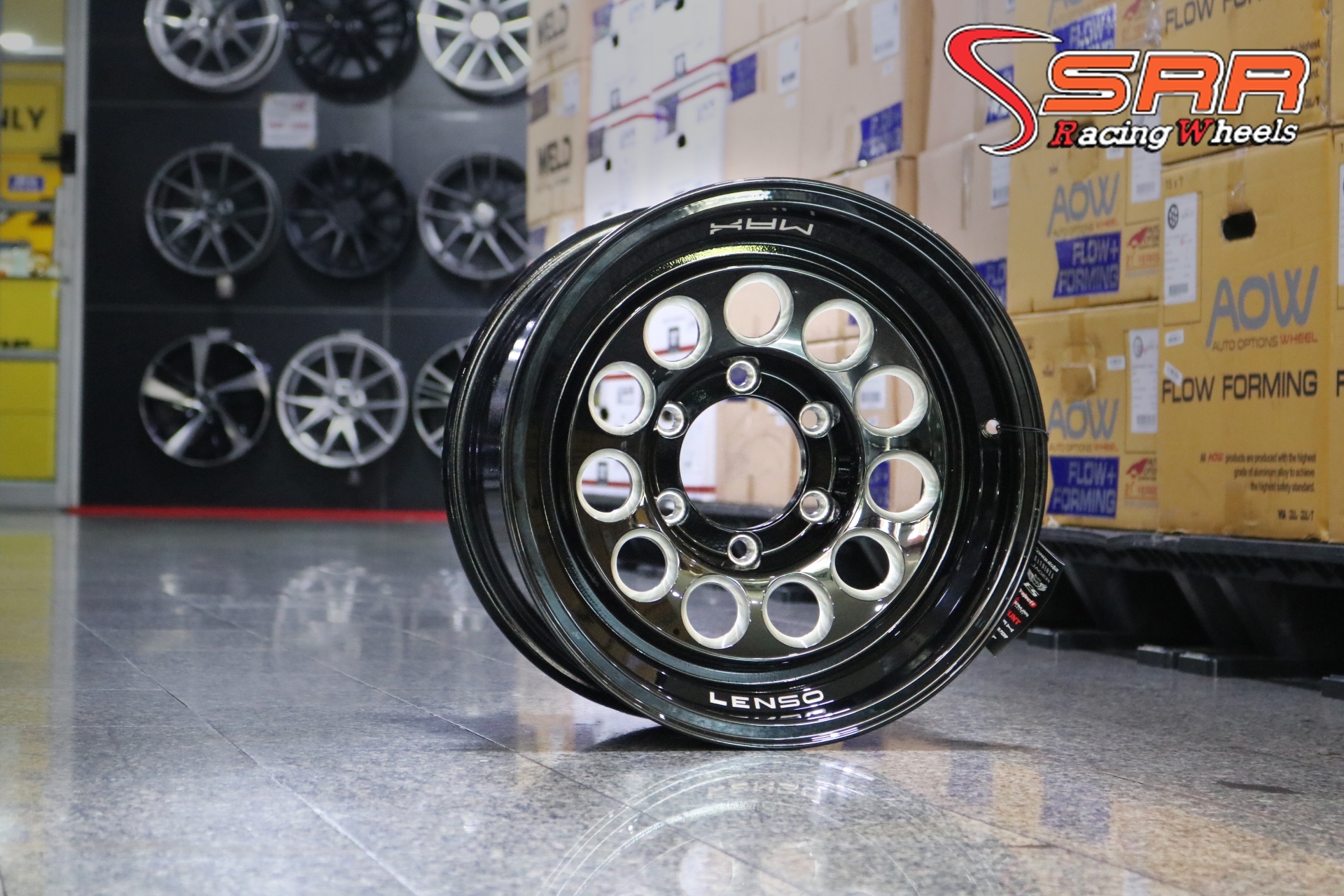 LENSO MAX-8 ขอบ16 ล้อแท้ กว้าง8.5 PCD6X139.7 offset+00