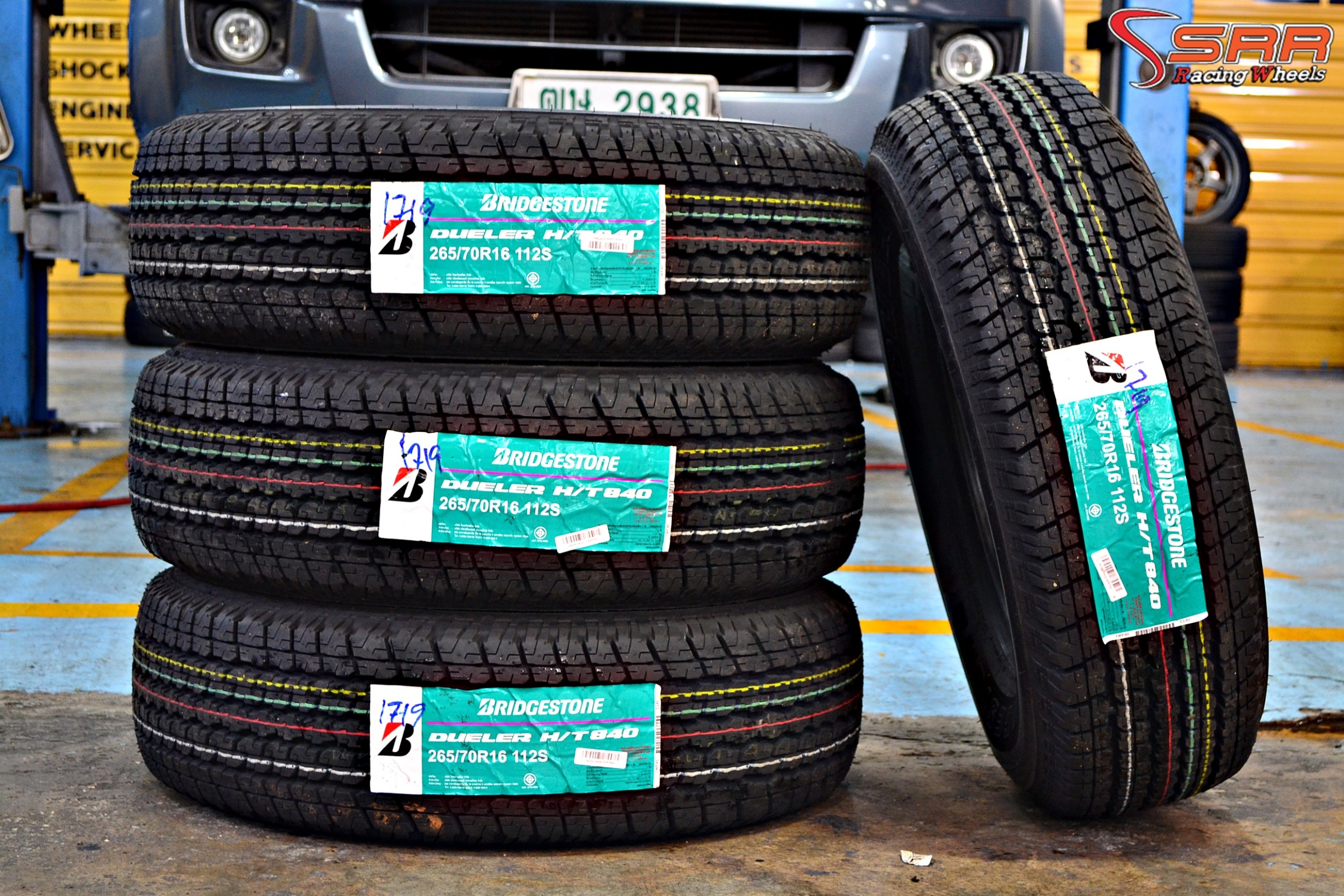 BRIDGESTONE HT 840 ปี19 ขนาด 265-70-16 ราคาพิเศษ