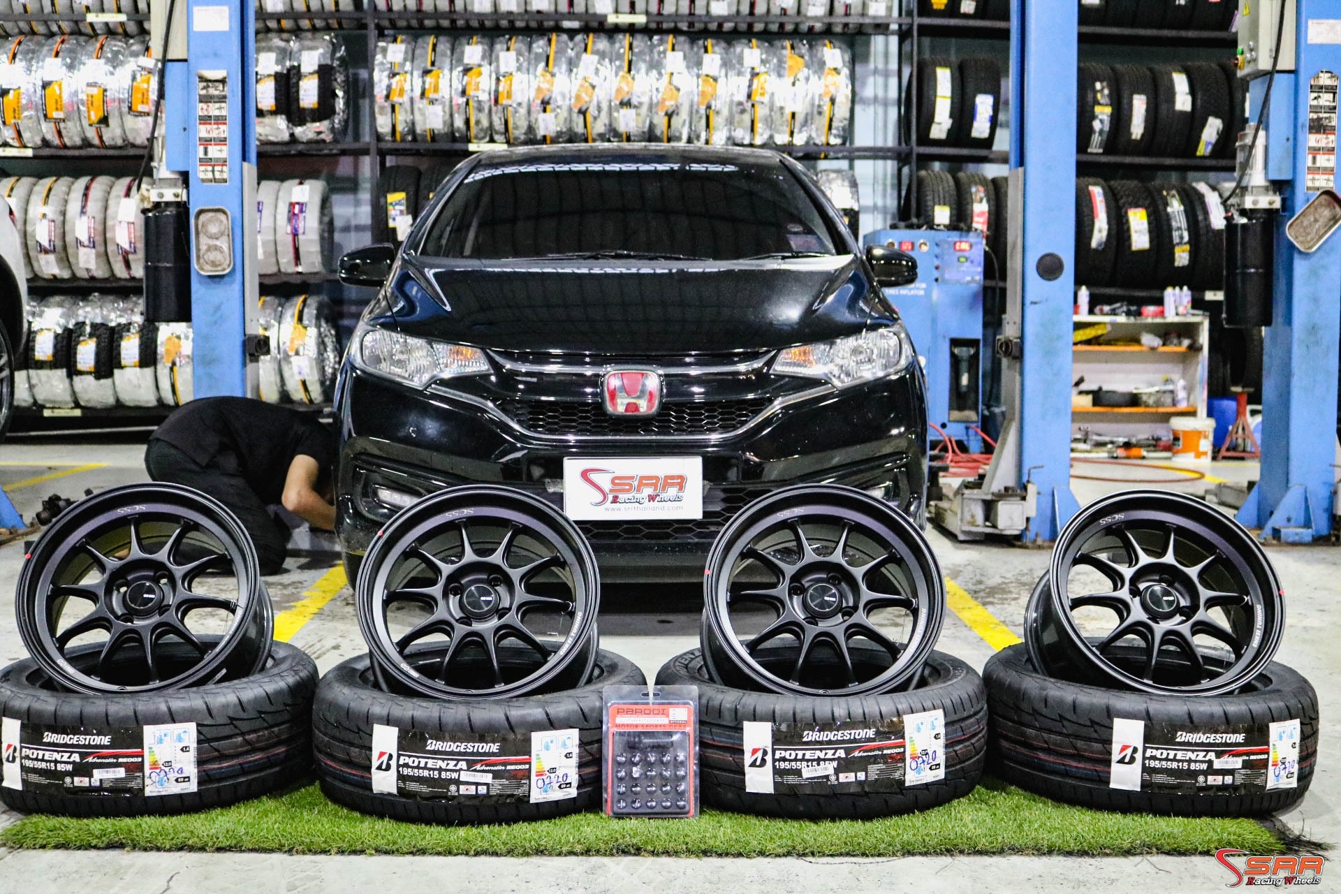 ENKEI TUNING SC55 ขอบ15 กว้าง7 PCD4x100 offset+28