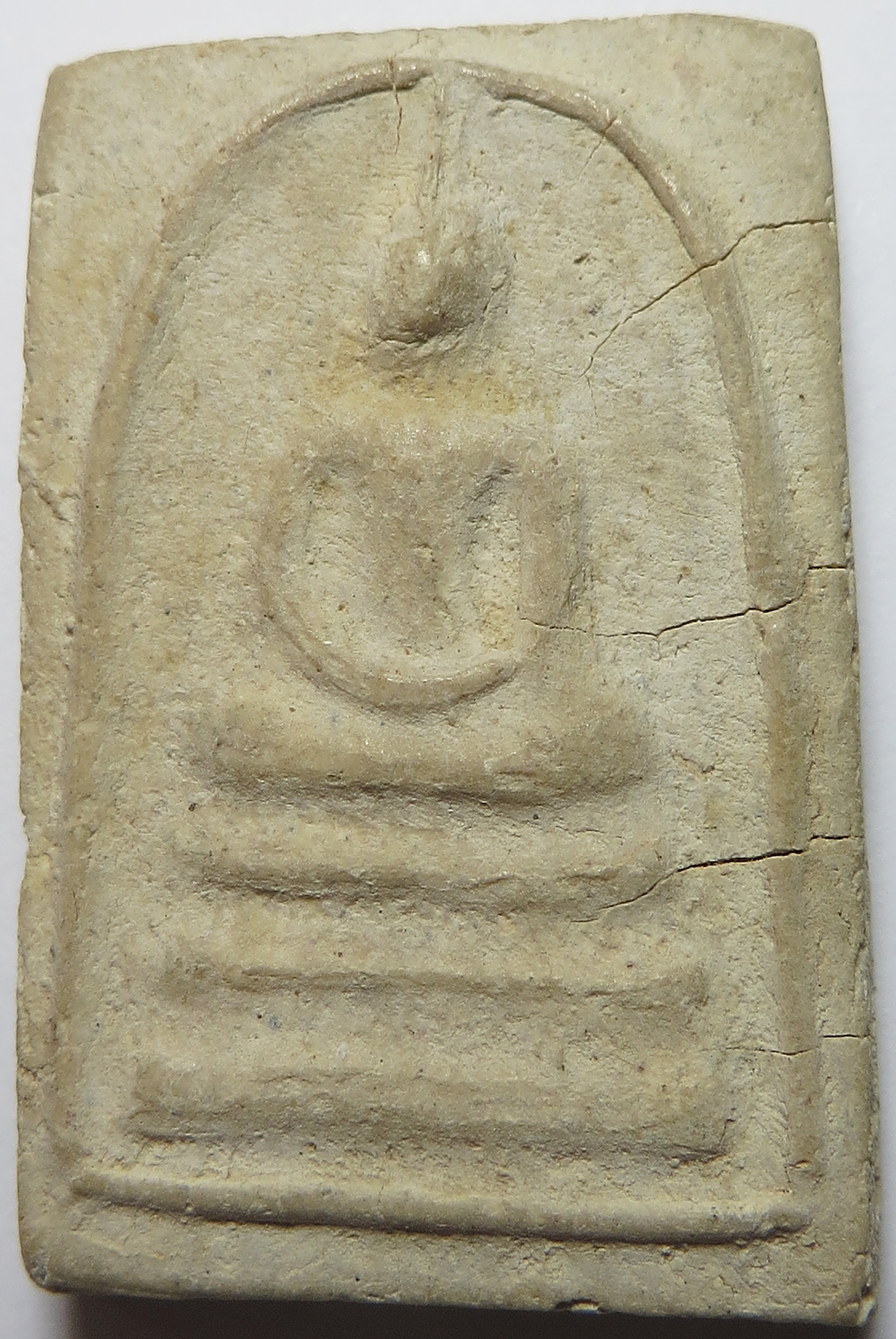 1659 (5) พระสมเด็จ กรุวัดมณฑป จังหวัดกรุงเทพ สร้างราว ปี พ.ศ.2500 เนื้อผงพุทธคุณ เนื้อแห้ง มวลสารมาก (รับประกันพระแท้ และ จัดส่งฟรี ทั่วประเทศ)