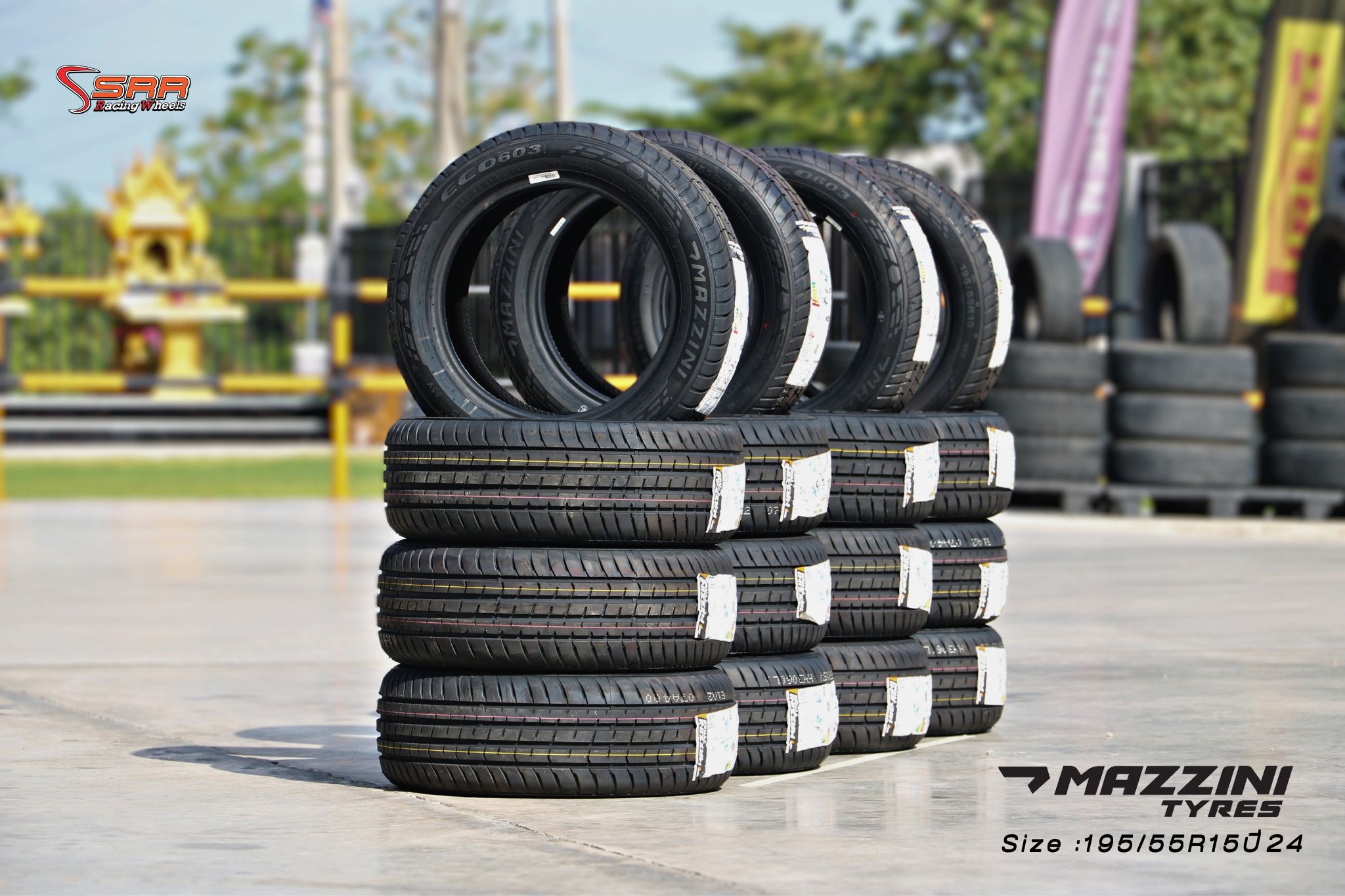 MAZZINI TYRES ขนาด 195/55R15 ปี2024
