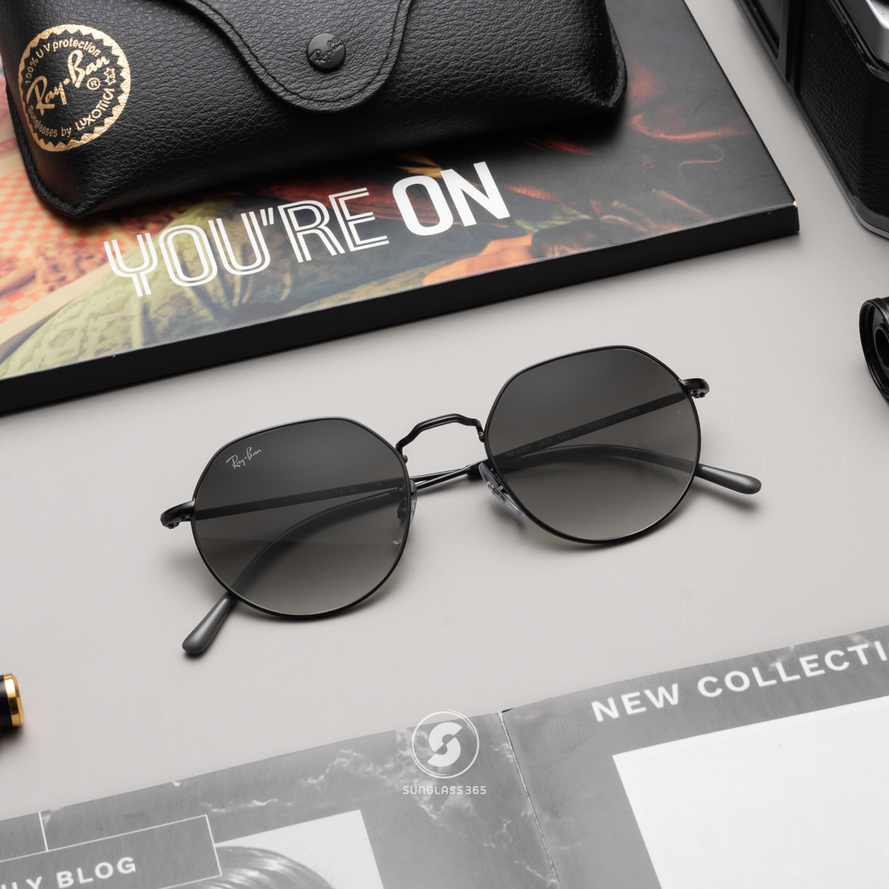 RayBan Jack RB3565 002/71 Black Gradient