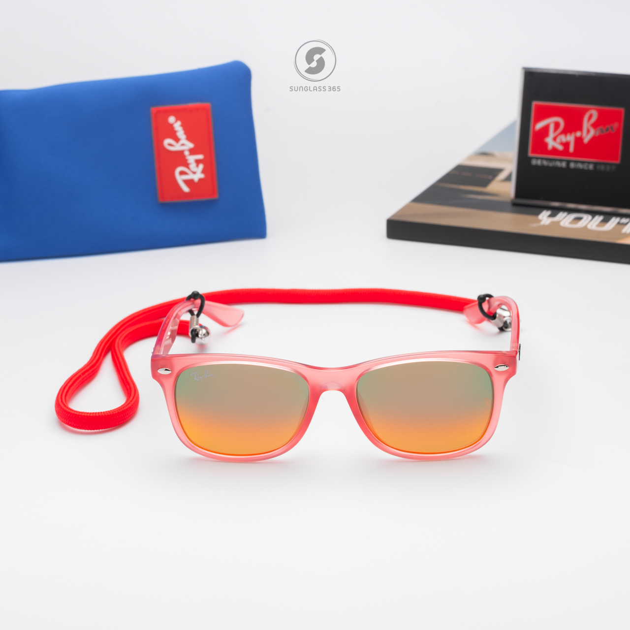 Ray Ban RJ9052SF 7145A8 Opal Red