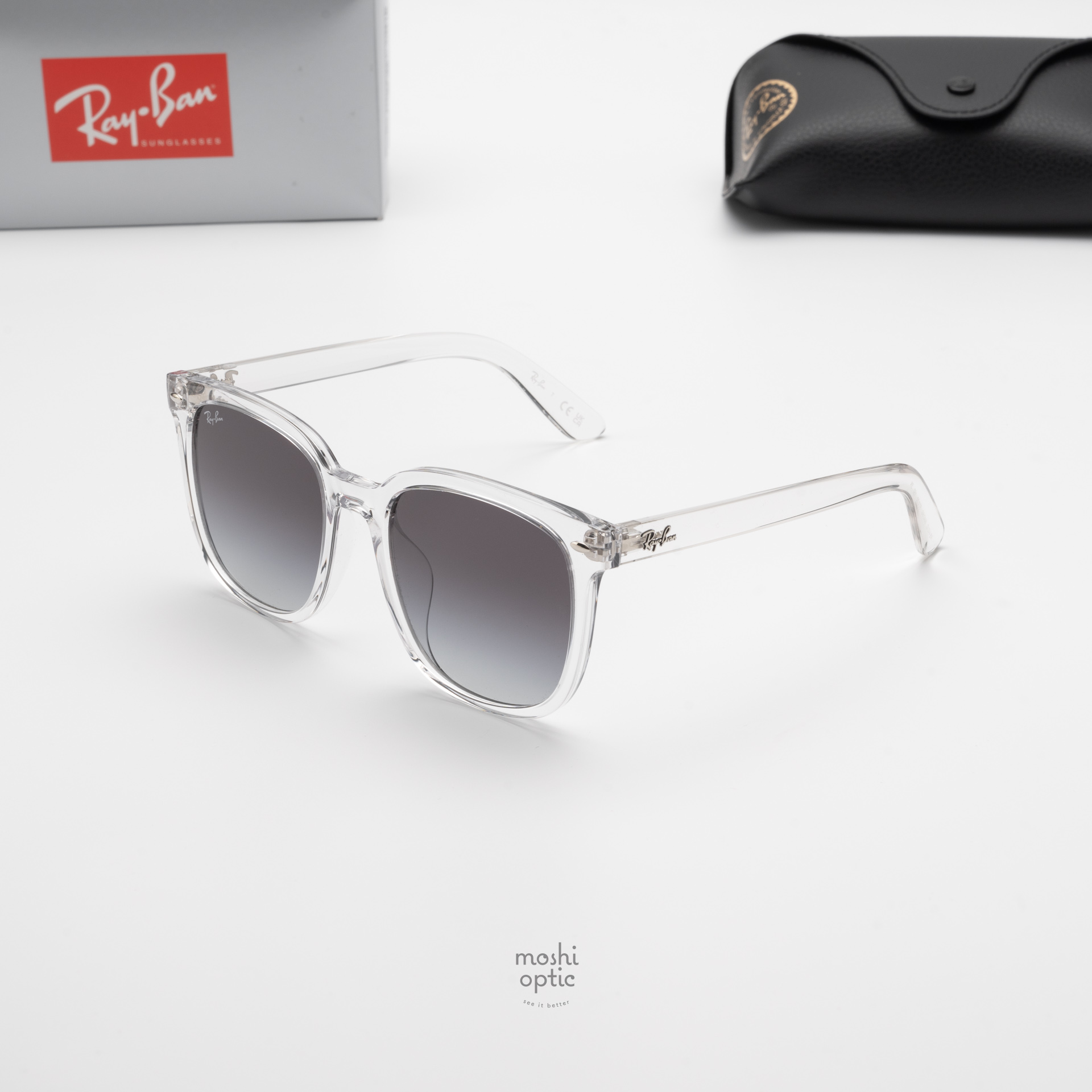 RayBan RB4401D 64478G Transparent Grey