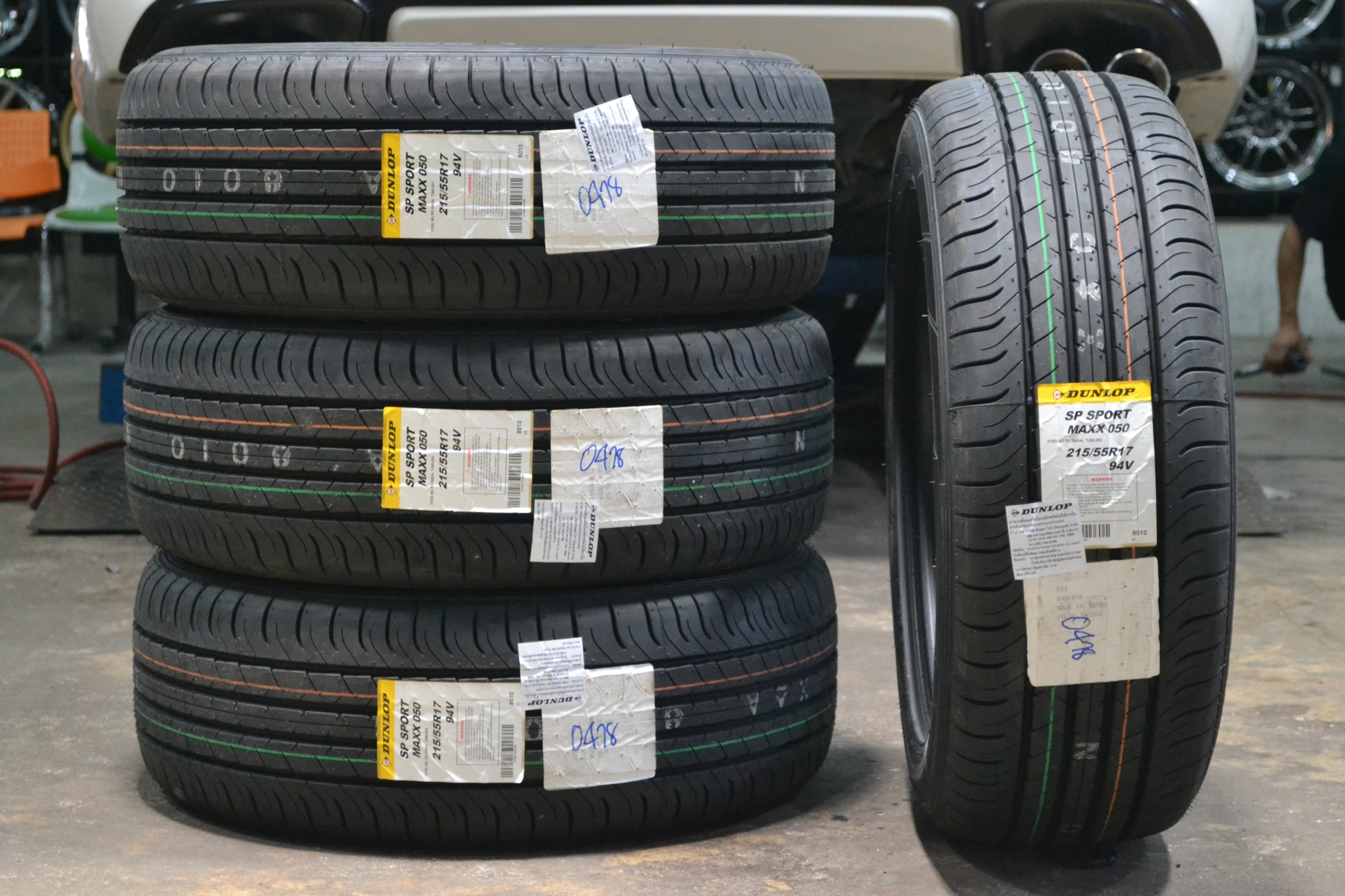 ยางญี่ปุ่น DUNLOP SPORTMAXX050+ 215/55-17 ยางคุณภาพ