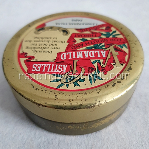 กล่องลูกอมสมุนไพร Pastilles Valdamild (ฉลากสีแดง)