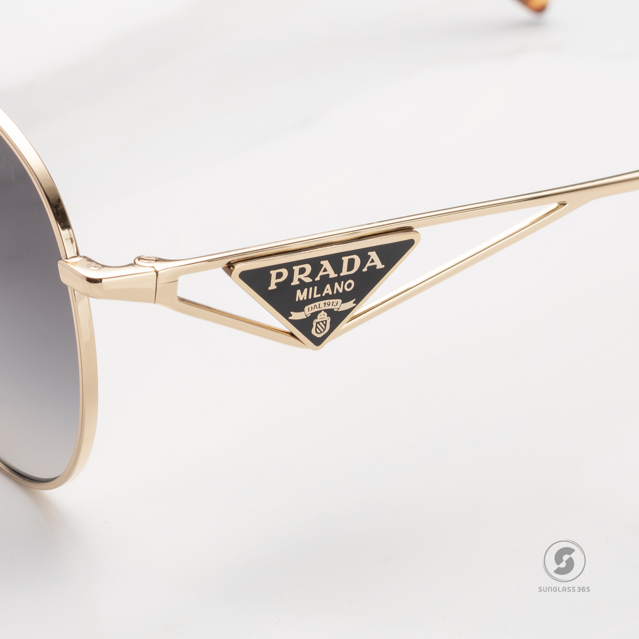 PRADA PR73ZS ZVN5D1 Pale Gold Gradient