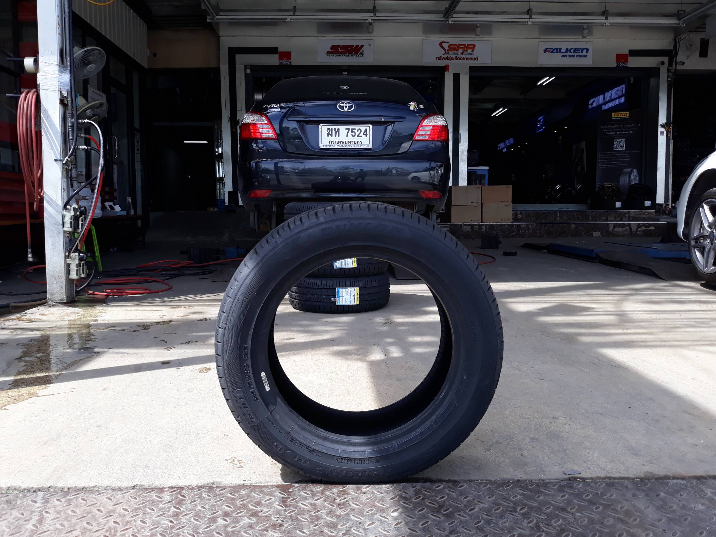 DUNLOP SP TOURING R1 185w60s15 ซื้อ2แถมฟรี2เส้น