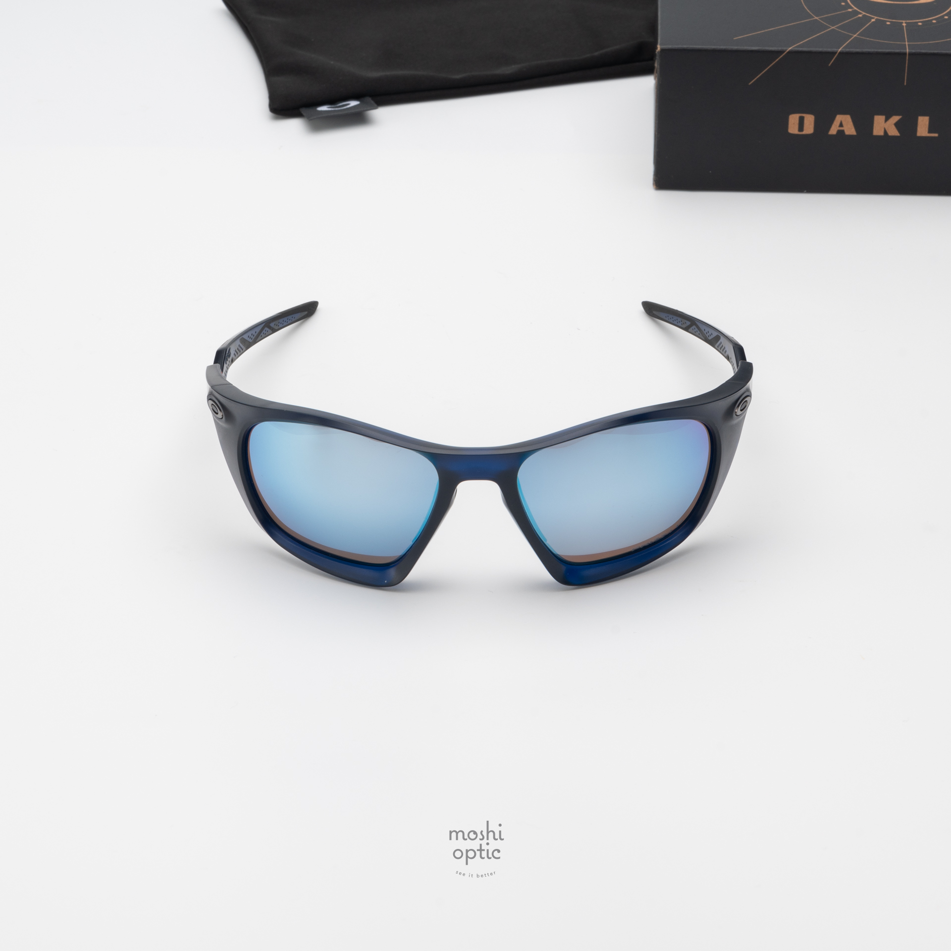 OAKLEY Lateralis OO9431-03 Matte Transparent Blue Prizm Deep Water Polarized