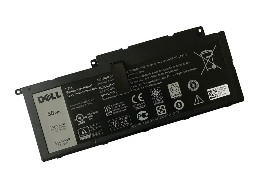 Battery Dell Inspiron 7746 Original F7HVR ลด ราคา พิเศษ แบตเตอรี่ โน๊ตบุ๊ค Dell Inspiron 7737 58Whr ตรงรุ่น ใช้งานได้ดี