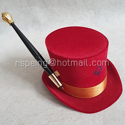 หมวกกล่อดนตรีใส่เครื่องประดับพร้อมปากกา ธนาคารกรุงเทพ Johnny Hat Type Musical Jewel Case with Pen