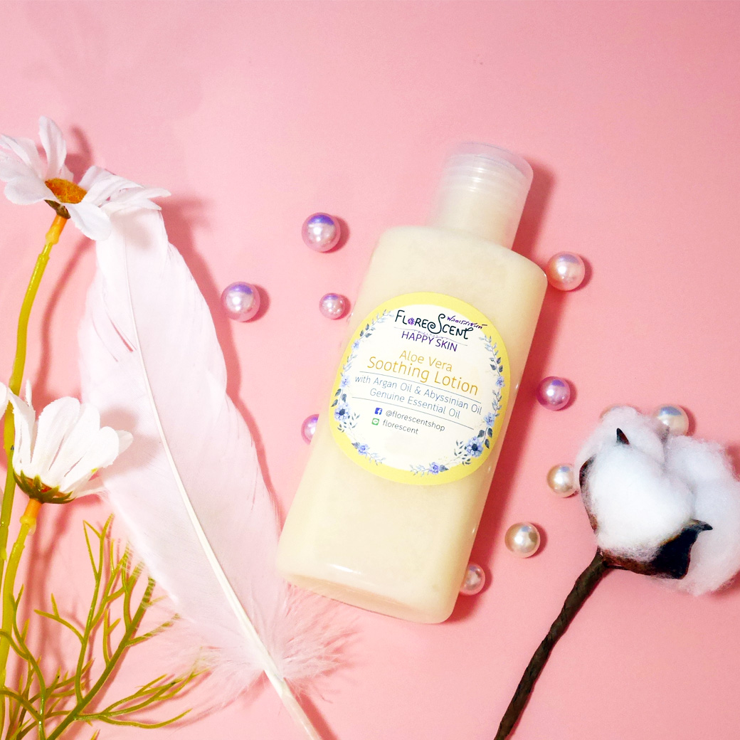 Aloe Vera Soothing Lotion | โลชั่นบำรุงผิวธรรมชาติ ลดระคายเคือง ผิวนุ่มชุ่มชื้น