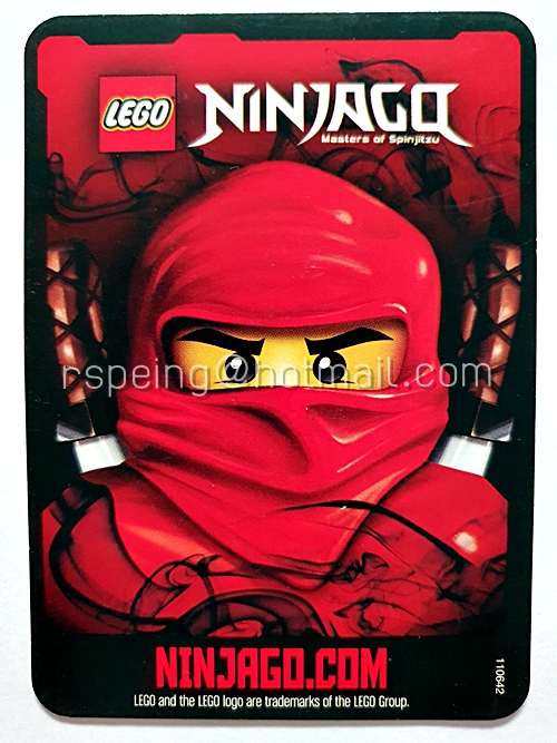 LEGO NinjaGo Card 2012 : Fearless (95/125)