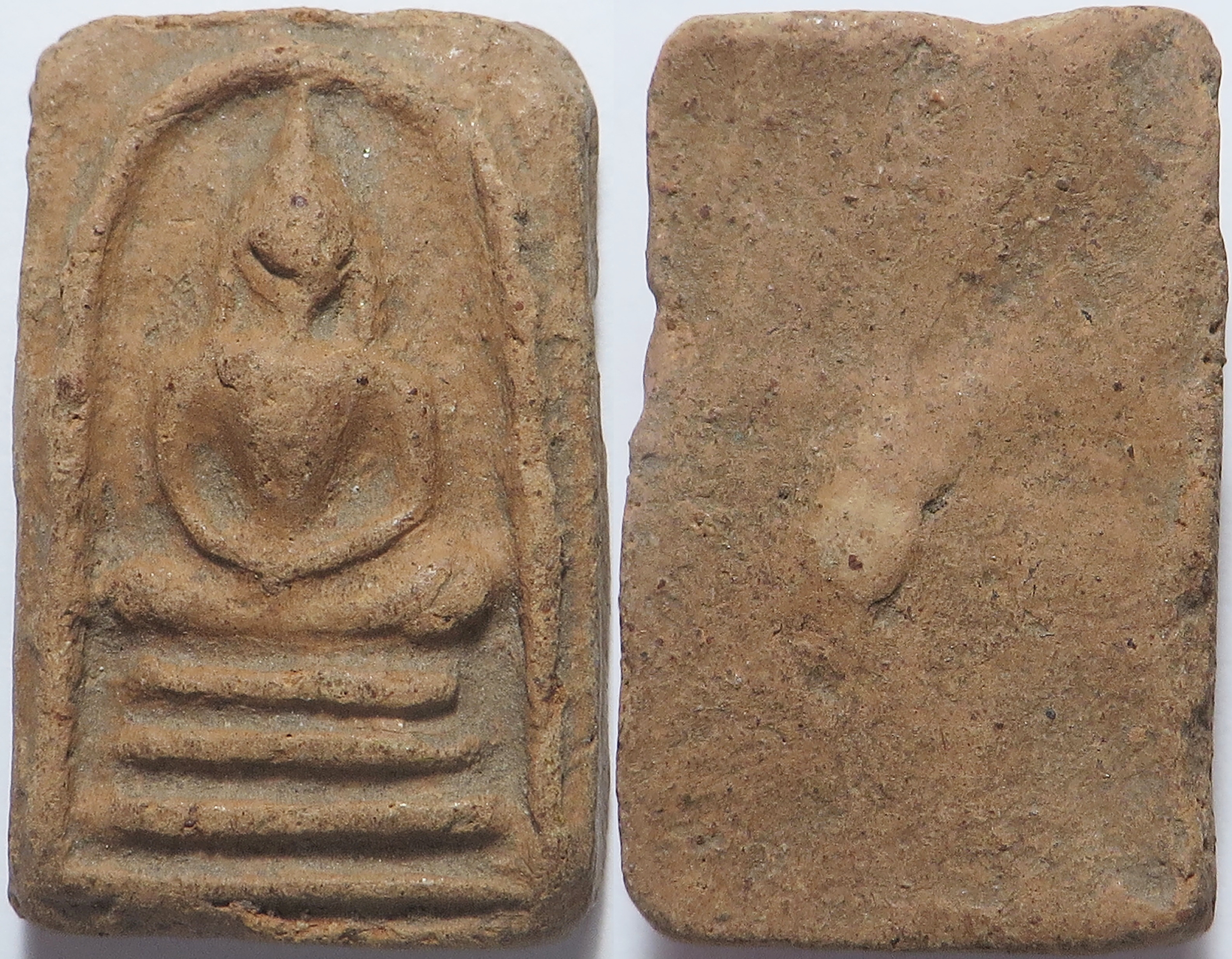 3360 พระสมเด็จ หลวงปู่เหมือน วัดบางกอบัว จังหวัดสมุทรปราการ ปี พ.ศ.2489 เนื้อดินเผา