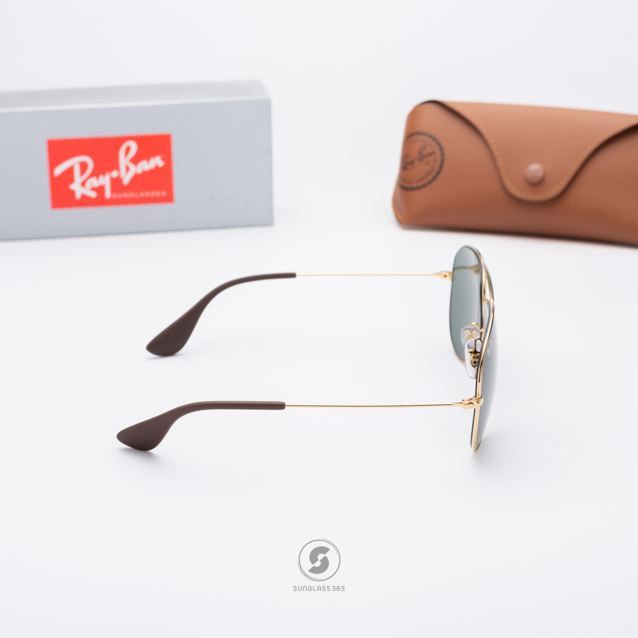Ray Ban Aviator RB3558 001/71 G-15 Gold frame