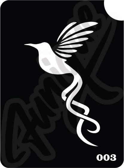 SET 15 Stencil บล็อกสติกเกอร์ รอยสักกากเพชร เพ้นท์กากเพชร กลิตเตอร์ Funique สติ๊กเกอร์ แบบลาย DIY งานประดิษฐ์