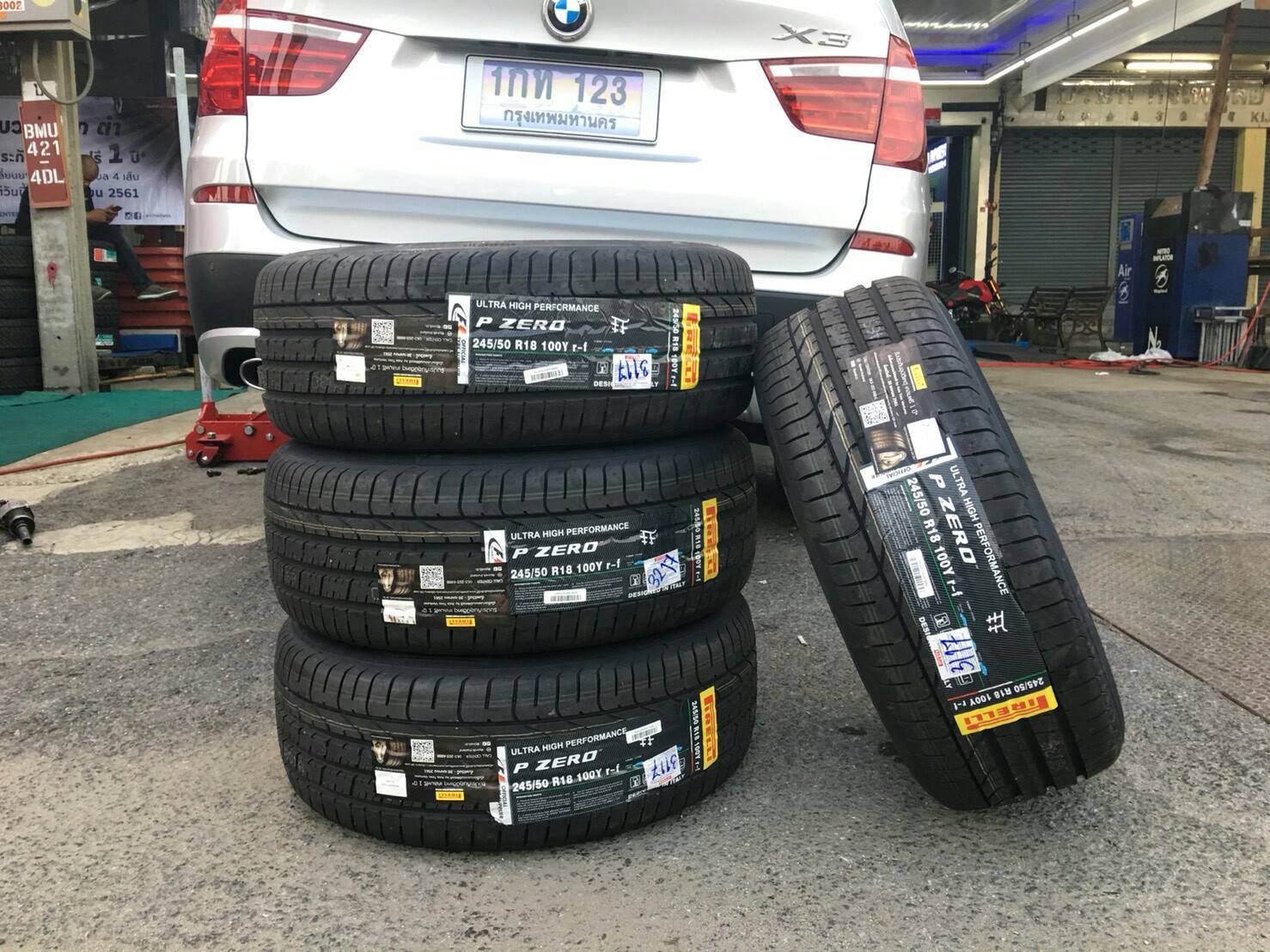 PIRELLI P7 RFT 245-50-18 ใส่ BMW X3 ราคาถูก
